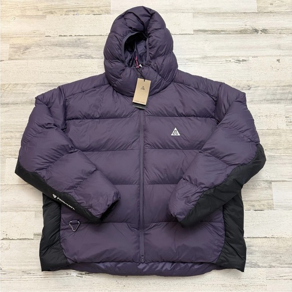 Nike ACG Lunar Lake PrimaLoft Jacket Dark Raisin Fuchsia FV8909-573 Size XXL - Picture 2 of 7